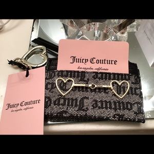 Beautiful juicy couture wallet key chain